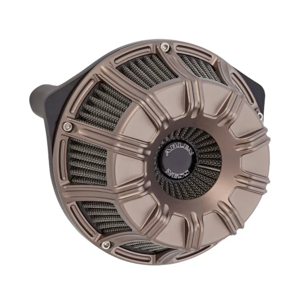 Arlen Ness® Inverted Sucker™ Air Cleaner with Titanium anodized finish for 17+ Harley FLT Touring / Bagger - FLHT / FLHR / FLHX / FLTR and 18+ Softail 600012