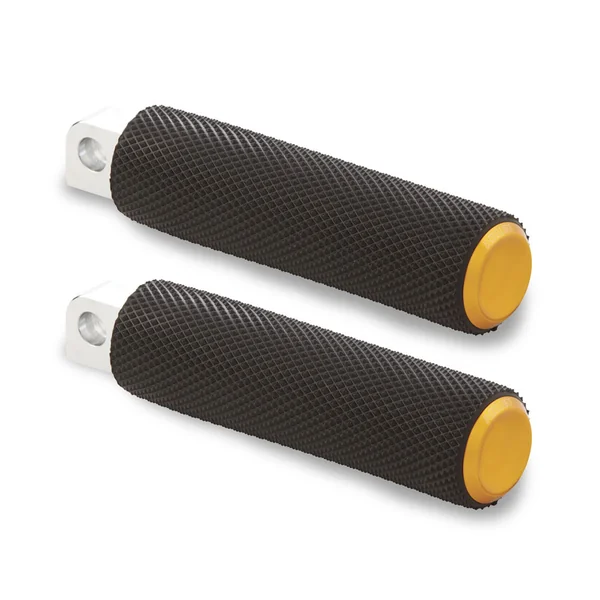 Arlen Ness Knurled Fusion Foot Pegs for Harley - Gold - Image 2