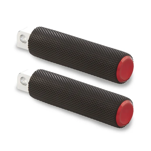 Arlen Ness Knurled Fusion Foot Pegs for Harley - Red - Image 2