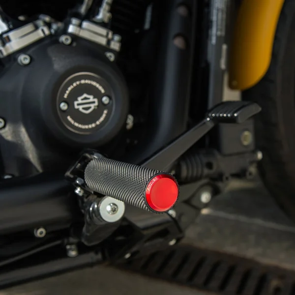 Arlen Ness Knurled Fusion Foot Pegs for Harley - Red - Image 4