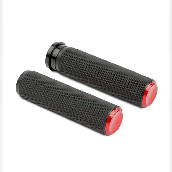 Arlen Ness Knurled Grips for Harley - Red - Image 2
