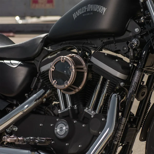 Arlen Ness Method Air Cleaner for 1991-2022 Harley Sportster - Titanium - Image 2