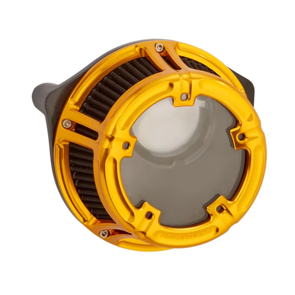 Arlen Ness® Method™ Clear Series Air Cleaner in Gold for 91+ Harley XL Sportster 18178