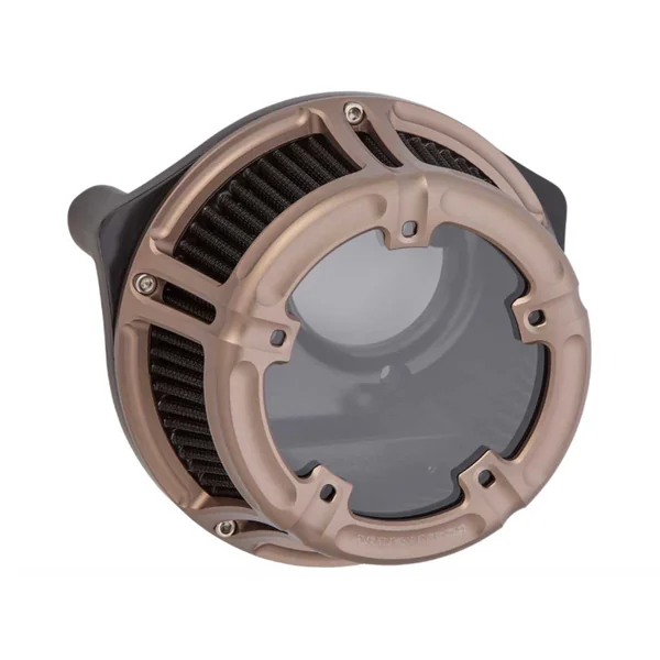 Arlen Ness® Method™ Clear Series Air Cleaner with Titanium finish for 08-16 Harley FLT / 16-17 FLST and FXDLS (FBW) 600017