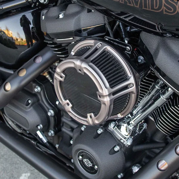 Arlen Ness® Method™ Clear Series Air Cleaner with Titanium finish for 08-16 Harley FLT / 16-17 FLST and FXDLS (FBW) 600017 - Image 3