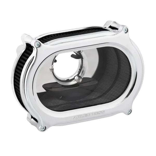 Arlen Ness Method Oval Air Cleaner for Harley - Chrome