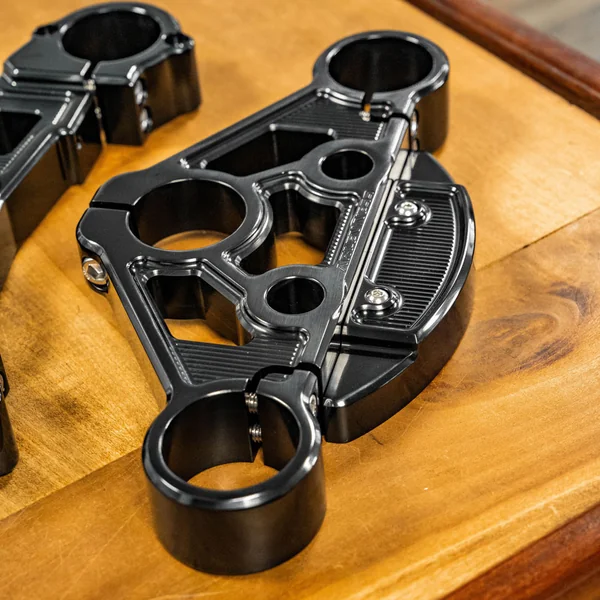 Arlen Ness Method Triple Trees for 2015-2022 Harley Road Glide - Black - Image 4