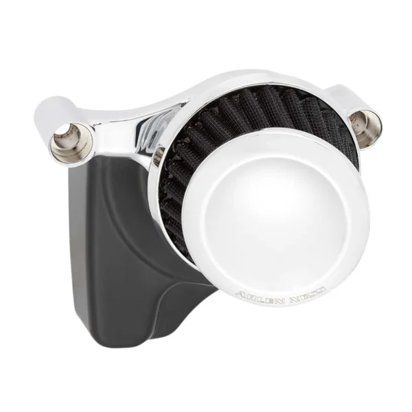 Arlen Ness® Mini 22° Air Cleaner Kit in Chrome for 00-17 Harley Twin Cam (Exc. FBW and 99-01 FI FLT) 600025