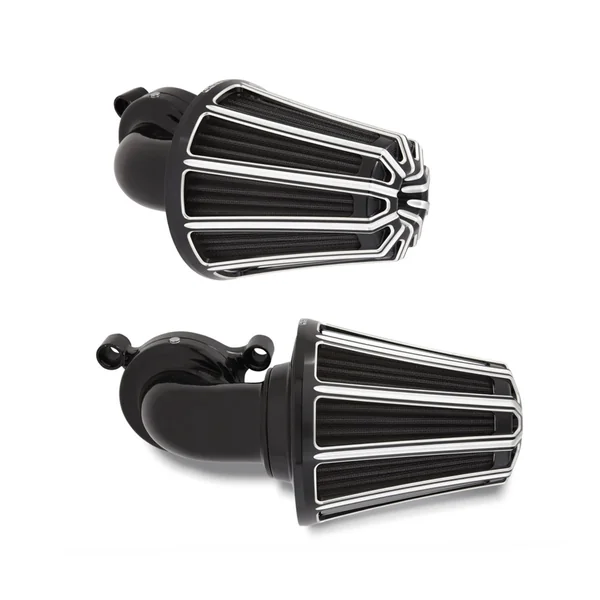Arlen Ness® Monster Sucker™ Air Cleaner 10-Gauge Black for 01-17 Harley Twin Cam Delphi EFI, 99-06 Twin Cam CV Carb (except 08-16 FLHT / FLHR / FLHX / FLTR / H-D Trike, 16-17 Softail, 14-15 FLSTNSE, 13-14 FXSBSE, 11-12 FLSTSE, and 16-17 FXDLS 81002