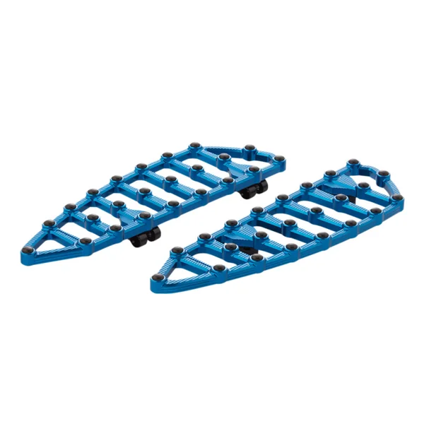 Arlen Ness® MX Billet Driver Floorboards in Blue for 18-20 Harley FLDE / FLFB / FLFBS / FLHC / FLHCS / FLSL (Driver) 410009