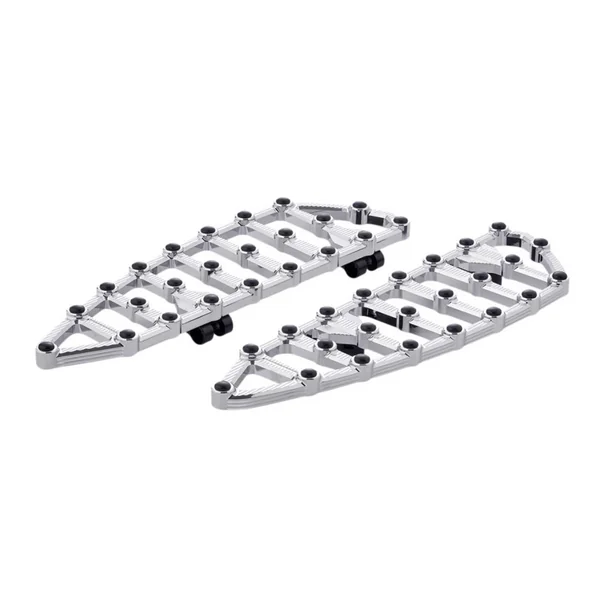Arlen Ness® MX Billet Driver Floorboards in Chrome for 18-20 Harley FLDE / FLFB / FLFBS / FLHC / FLHCS / FLSL (Driver) 410008
