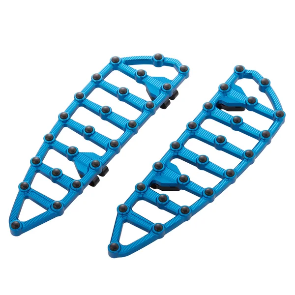 Arlen Ness MX Billet Floorboards for 1980-2024 Harley Touring - Blue