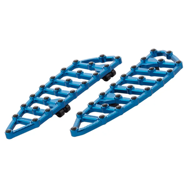 Arlen Ness MX Billet Floorboards for 1980-2024 Harley Touring - Blue - Image 2