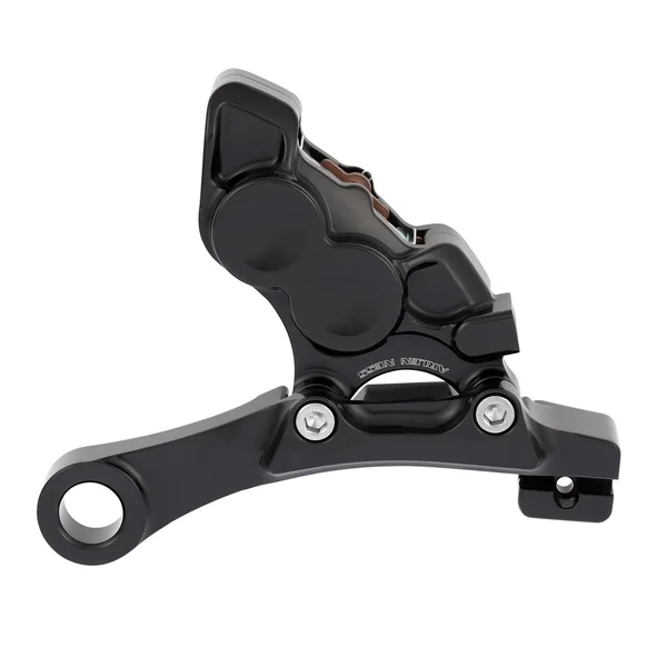 Arlen Ness® Ness-Tech® 4-Piston Caliper for '08-'20 Harley-Davidson FLHT|FLHR|FLHX| FLTRX/U | Rear | 11.8" | Black | Hardware Included