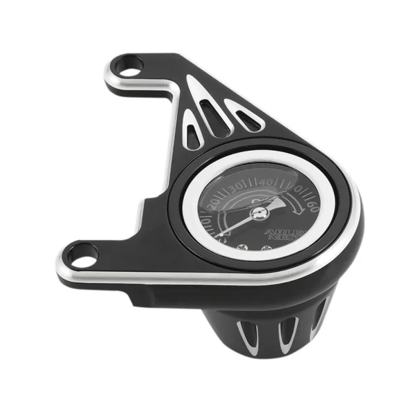 Arlen Ness® Oil Pressure Gauge Complete Kit in Deep Cut Black for 99-17 Harley Twin Cam 15668