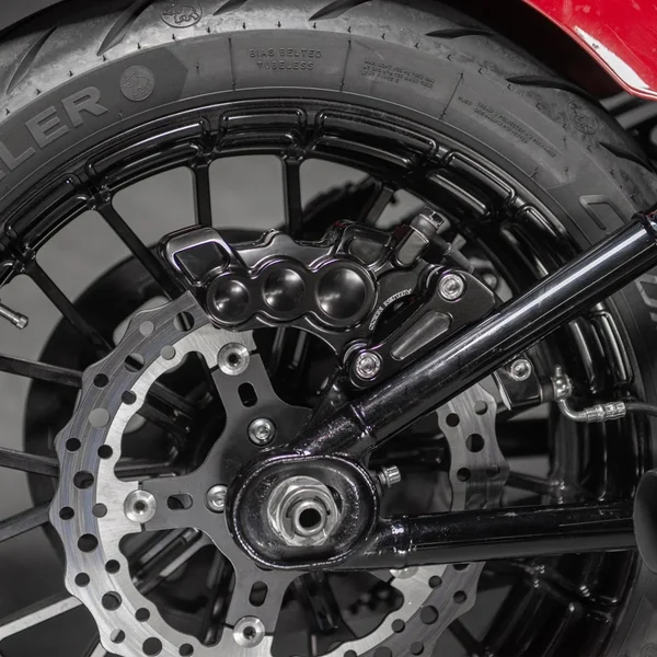 Arlen Ness Rear 6-Piston Caliper Kit for 2018-2024 Harley Softail - Black - Image 3