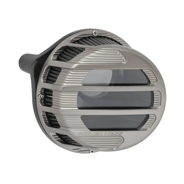 Arlen Ness® Sidekick™ Air Cleaner in Titanium for 17+ Harley FLT Touring / Bagger - FLHT / FLHR / FLHX / FLTR and 18+ Softail 81308