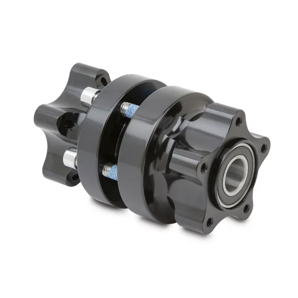 Arlen Ness® Single Cartridge Front Wheel Hub Kit in Black for 08-17 Harley FXD / B / C / L 71608