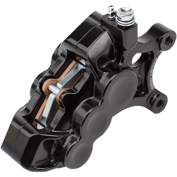 Arlen Ness Six-Piston Differential Bore Front Caliper for Harley - Black - Image 2