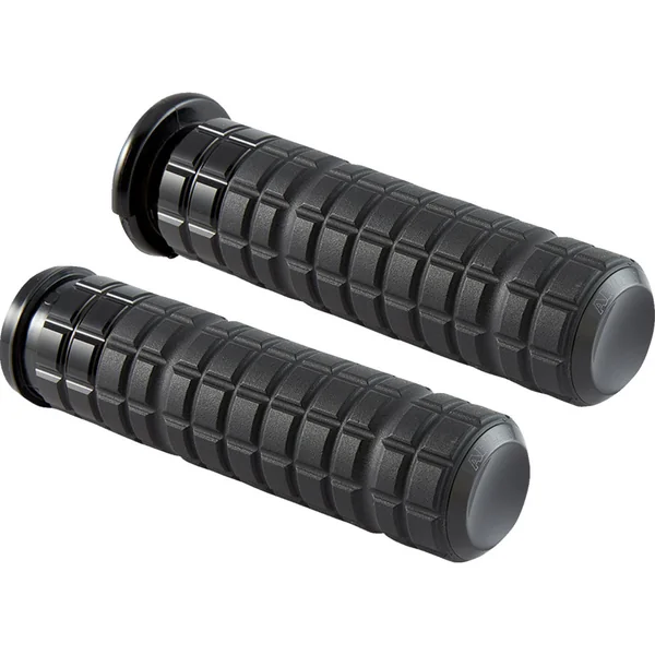 Arlen Ness SpeedLiner Grips for Harley - Black