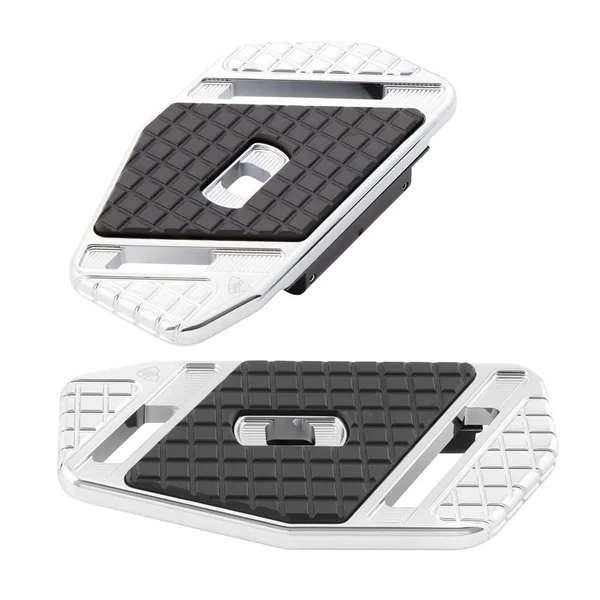 Arlen Ness Speedliner Passenger Floorboards for 1999-2024 Harley Touring - Chrome - Image 2