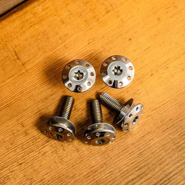 Arlen Ness Titanium Floating Front Brake Rotor Bolts for 2014-2023 Harley Touring - Polished - Image 3