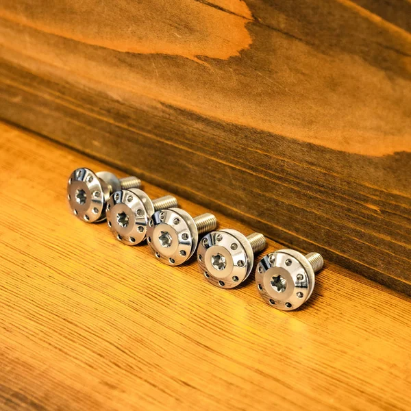 Arlen Ness Titanium Floating Front Brake Rotor Bolts for 2014-2023 Harley Touring - Polished - Image 5