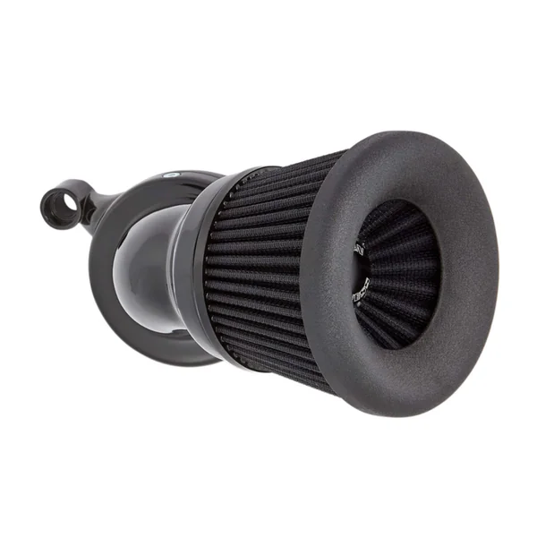 Arlen Ness® Velocity 65° Air Cleaner Kit in Black for 17+ Harley FLHT / FLHR / FLHX / FLTRX / FLTRU / FLTRK / H-D FL Trike (except models with fairing lowers) and 18+ Softail 81200