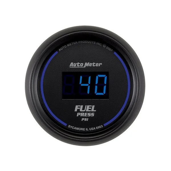 Autometer Cobalt Digital Fuel Pressure, 2 1/16", 5-100 psi
