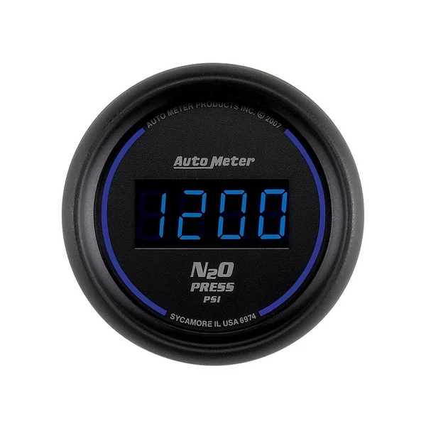 Autometer Cobalt Digital Nitrous Pressure, 2 1/16", 0-1600 psi