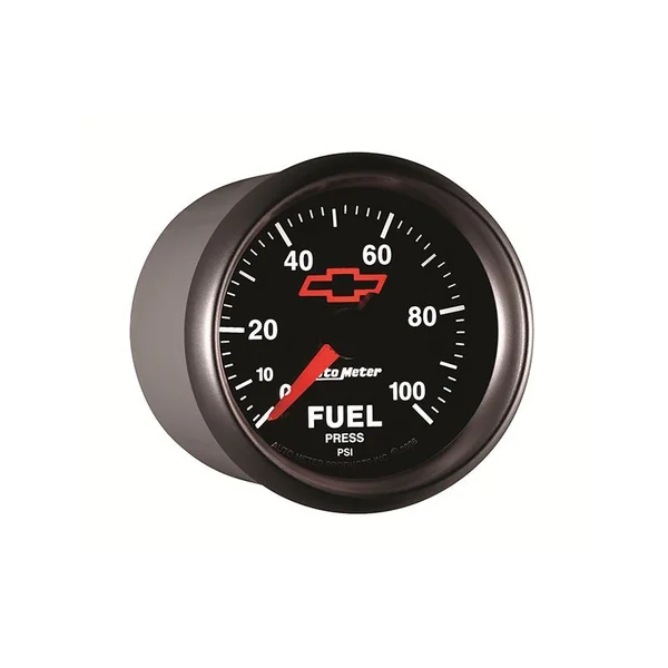 Autometer Fuel Pressure Gauge, Red Bowtie, 2 1/16", 0-100psi - Image 2