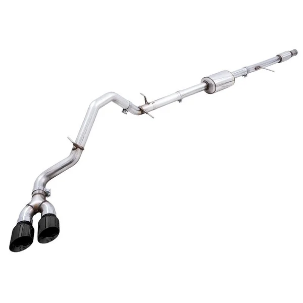 AWE 0FG 3" Cat-Back Exhaust System w/ 5" Diamond Black Tips, Dual Side Exit2019-2026 Silverado & GMC Sierra 1500 5.3L
