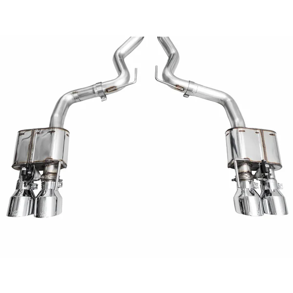 AWE SwitchPath 3" Cat-Back Exhaust System w/4" Quad Chrome Tips2024-2026 Ford Mustang GT - Image 2