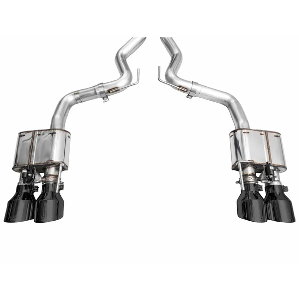 AWE SwitchPath 3" Cat-Back Exhaust System w/5" Quad Diamond Black Tips2024-2026 Ford Mustang Dark Horse - Image 2