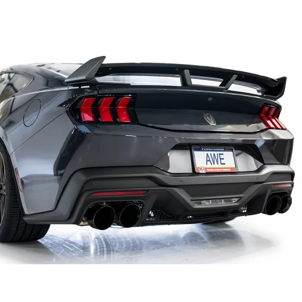 AWE SwitchPath 3" Cat-Back Exhaust System w/5" Quad Diamond Black Tips2024-2026 Ford Mustang Dark Horse - Image 8