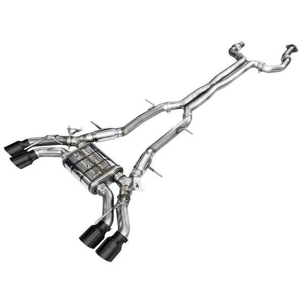 AWE SwitchPath Cat-Back Exhaust w/ 4.5" Quad Diamond Black Tips2022-2026 Cadillac CT4-V Blackwing