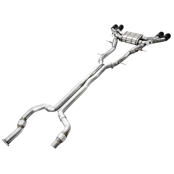 AWE SwitchPath Cat-Back Exhaust w/ 4.5" Quad Diamond Black Tips2022-2026 Cadillac CT4-V Blackwing - Image 3