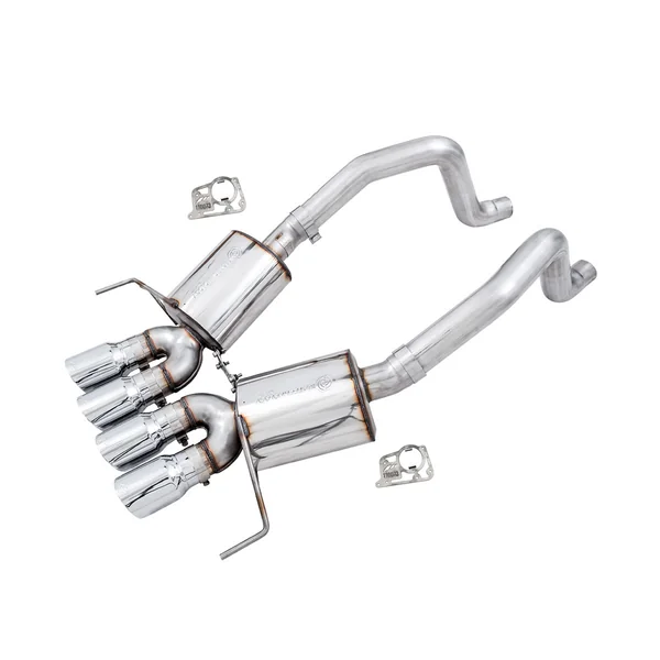 AWE Touring Edition 3" Axle-Back Exhaust System w/ 4.5" Quad Chrome Silver Tips2014-2019 C7 Corvette