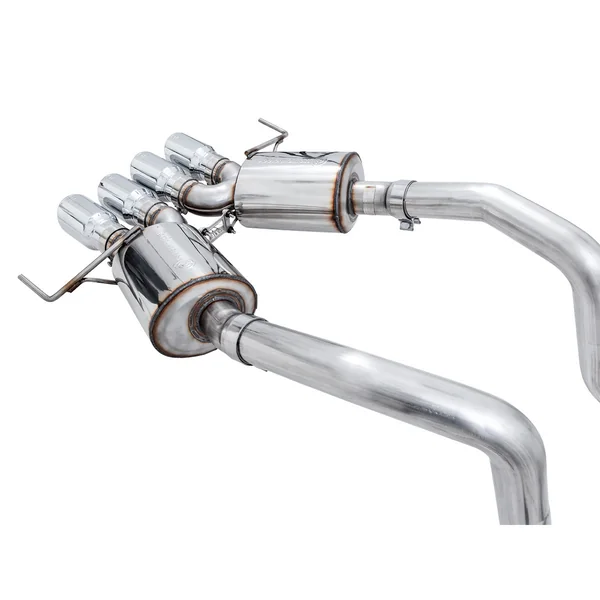 AWE Touring Edition 3" Axle-Back Exhaust System w/ 4.5" Quad Chrome Silver Tips2014-2019 C7 Corvette - Image 2