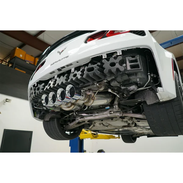 AWE Touring Edition 3" Axle-Back Exhaust System w/ 4.5" Quad Chrome Silver Tips2014-2019 C7 Corvette - Image 7