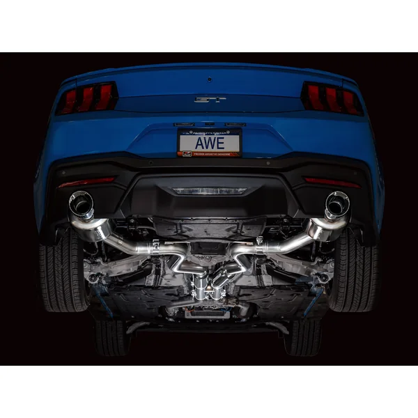 AWE Touring Edition 3" Cat-Back Exhaust System w/4.5" Dual Chrome Tips2024-2026 Ford Mustang GT - Image 6