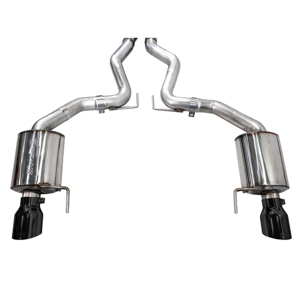 AWE Touring Edition 3" Cat-Back Exhaust System w/4.5" Dual Diamond Black Tips2024-2026 Ford Mustang GT - Image 2