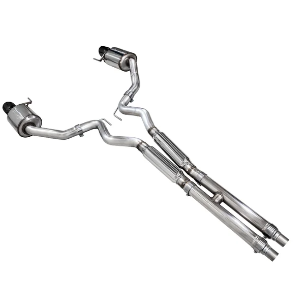 AWE Touring Edition 3" Cat-Back Exhaust System w/4.5" Dual Diamond Black Tips2024-2026 Ford Mustang GT - Image 3