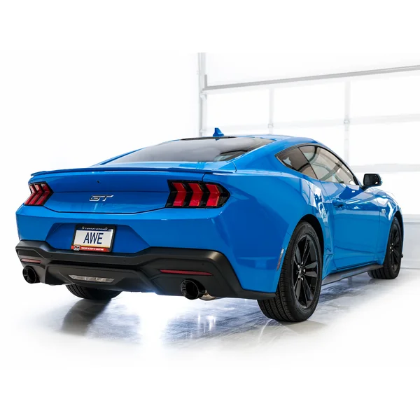 AWE Touring Edition 3" Cat-Back Exhaust System w/4.5" Dual Diamond Black Tips2024-2026 Ford Mustang GT - Image 5