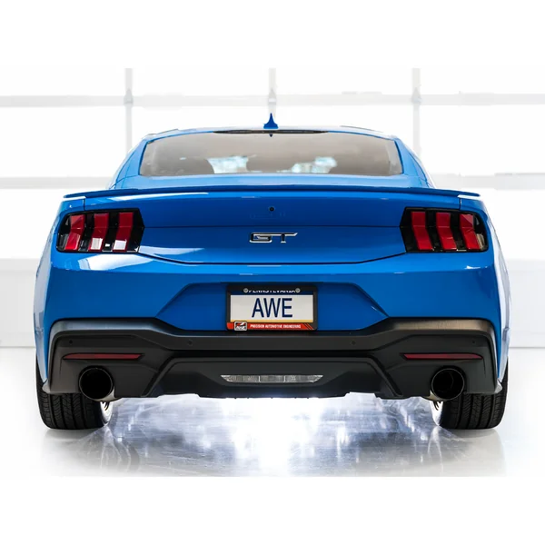 AWE Touring Edition 3" Cat-Back Exhaust System w/4.5" Dual Diamond Black Tips2024-2026 Ford Mustang GT - Image 6