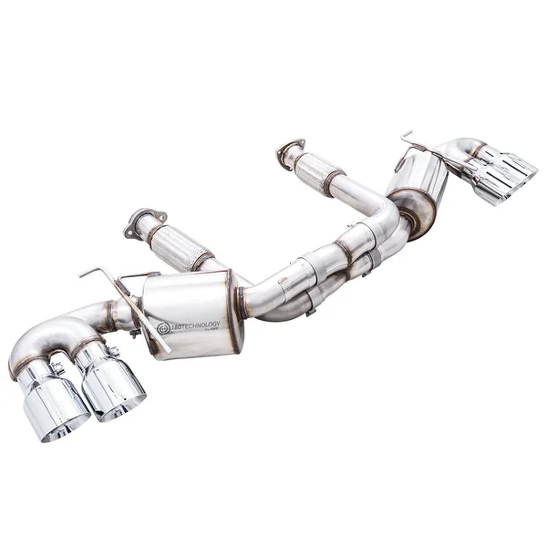AWE Touring Edition 3" Cat-Back Exhaust System w/ 4.5" Chrome Silver Tips2020-2026 C8 Corvette & E-Ray