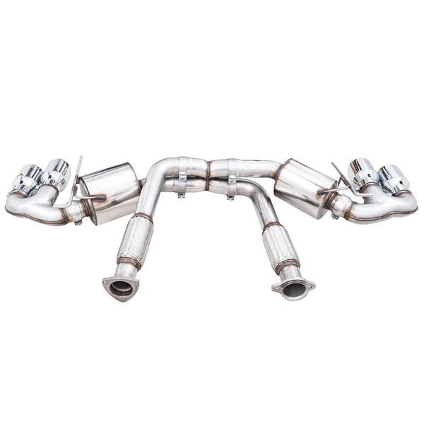 AWE Touring Edition 3" Cat-Back Exhaust System w/ 4.5" Chrome Silver Tips2020-2026 C8 Corvette & E-Ray - Image 2