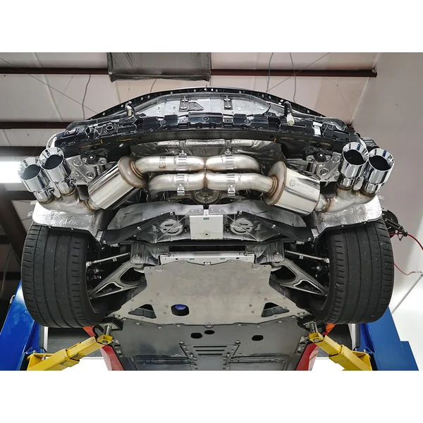 AWE Touring Edition 3" Cat-Back Exhaust System w/ 4.5" Chrome Silver Tips2020-2026 C8 Corvette & E-Ray - Image 7