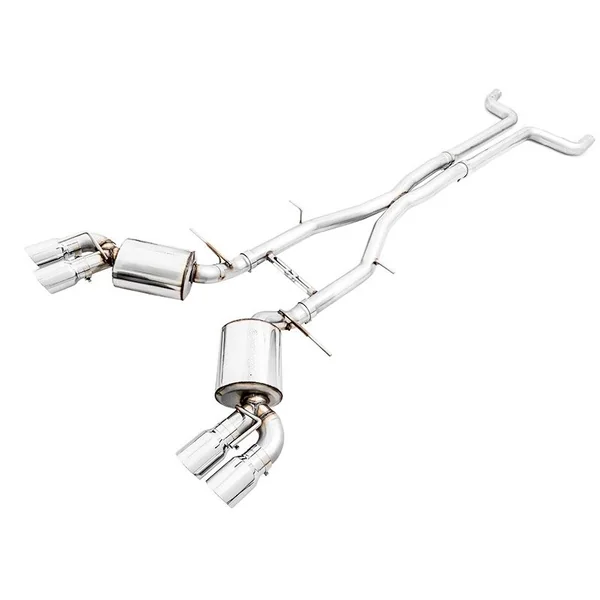 AWE Touring Edition 3" Cat-Back Exhaust System w/ 4.5" Quad Chrome Silver Tips, Non-Resonated2016-2024 Camaro SS & ZL1