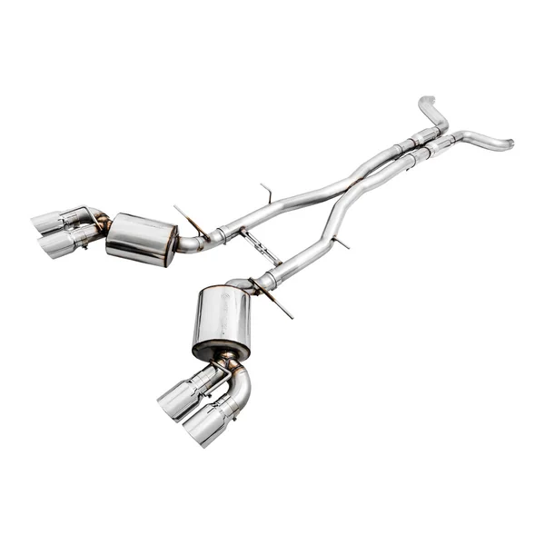 AWE Touring Edition 3" Cat-Back Exhaust System w/ 4.5" Quad Chrome Silver Tips, Resonated2016-2024 Camaro SS & ZL1